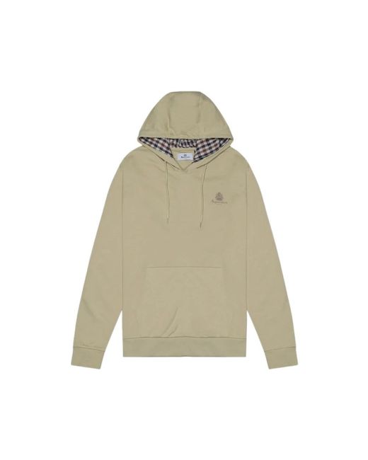 Hoodies di Aquascutum in Natural da Uomo