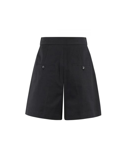 Max Mara Black Short Shorts