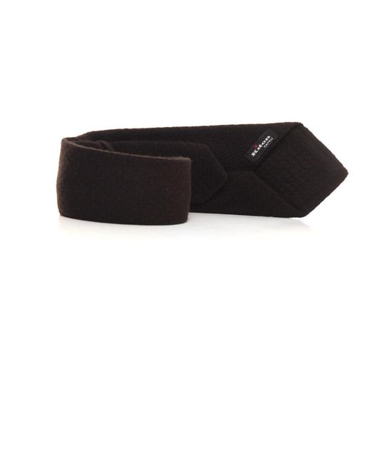 Kiton Black Ties for men