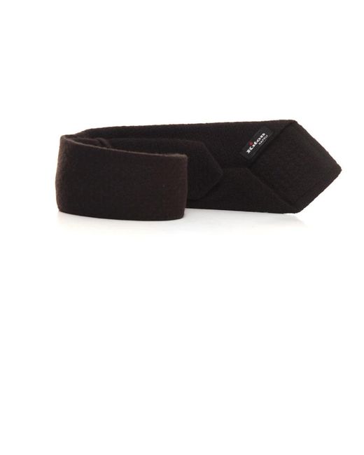 Kiton Black Ties for men
