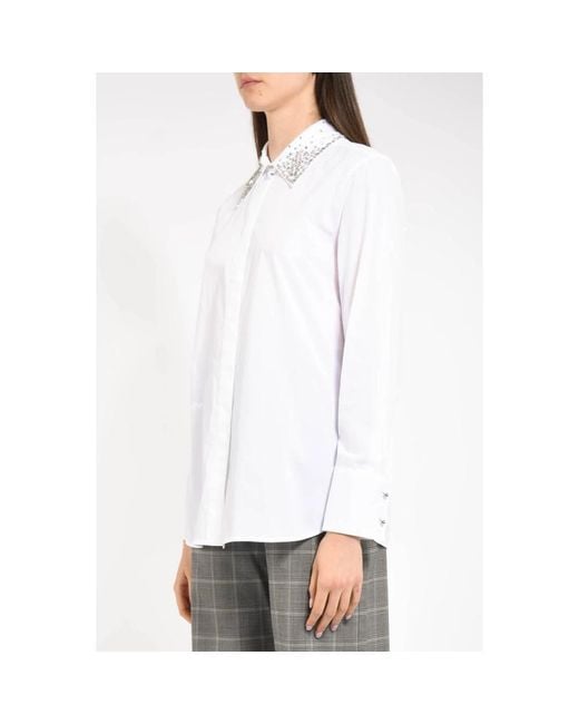 Max Mara White Formelle Hemden