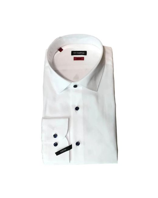 Roy Robson White Formal Shirts for men