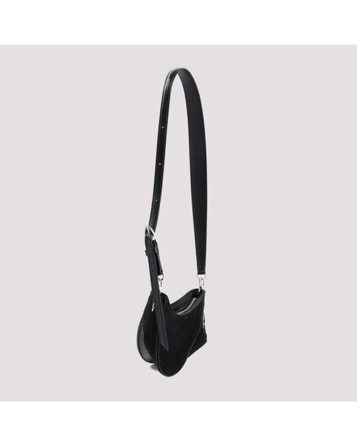 Mugler Black Schwarze kurvenhandtasche
