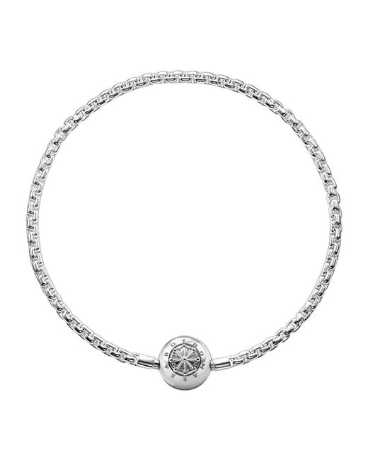 Bracciale karma beads in argento sterling - design elegante di Thomas Sabo in Metallic