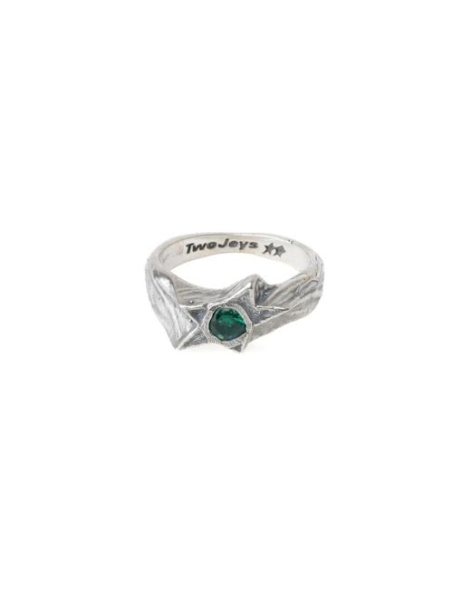 Twojeys Metallic Rings