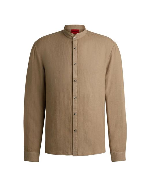 HUGO Brown Casual Shirts for men