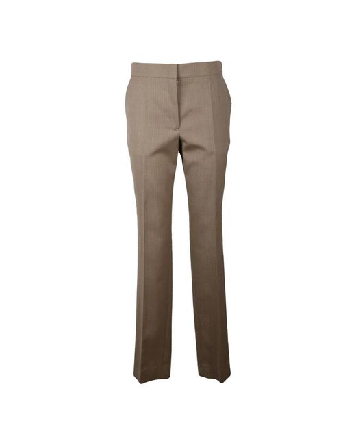Jil Sander Gray Wide Trousers