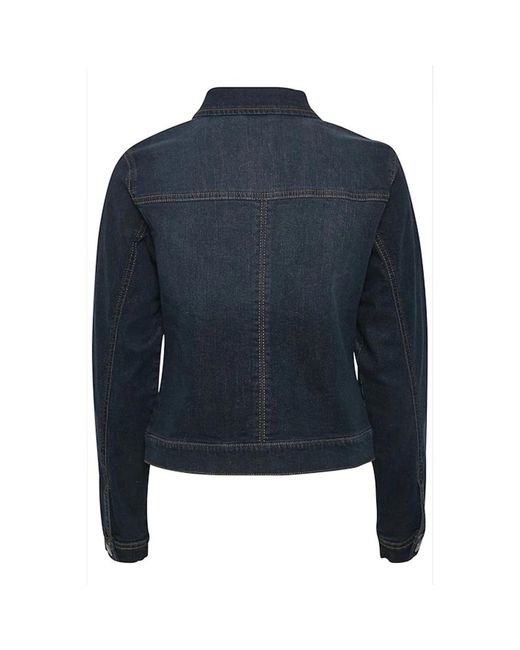 Cream Jassen ,Blauw ,Denim Denim Jack Met Borstzakken in het Blue