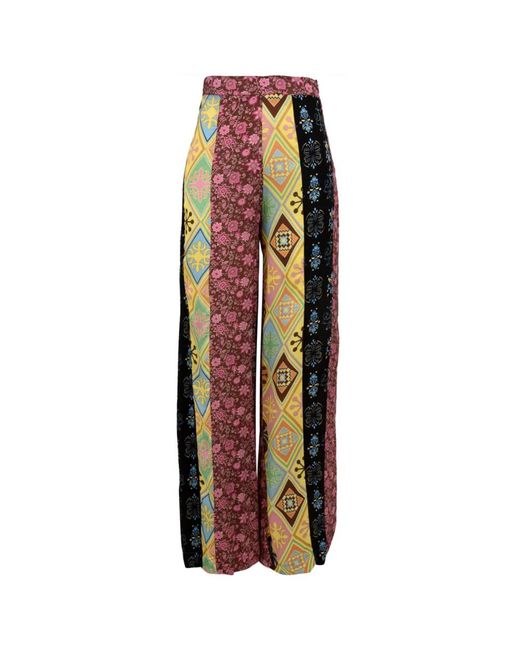 Akep Broeken ,Veelkleurig ,Multikleur Broek Voor in het Multicolor
