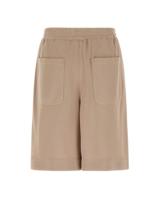 Brunello Cucinelli Natural Short Shorts