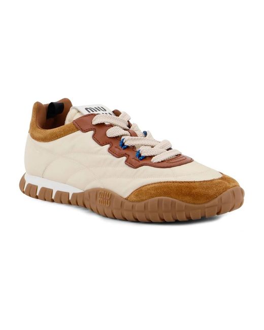 Miu Miu Natural Sneakers