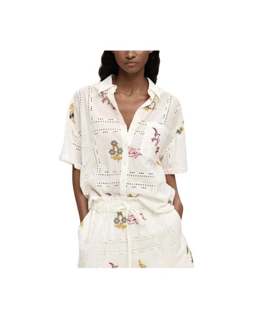 Desigual Overhemden ,Wit ,Shirts in het White