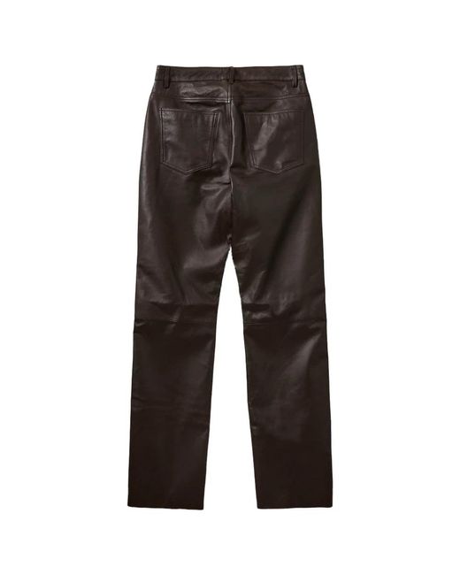 Sofie Schnoor Brooklyn Leren Broek in het Gray