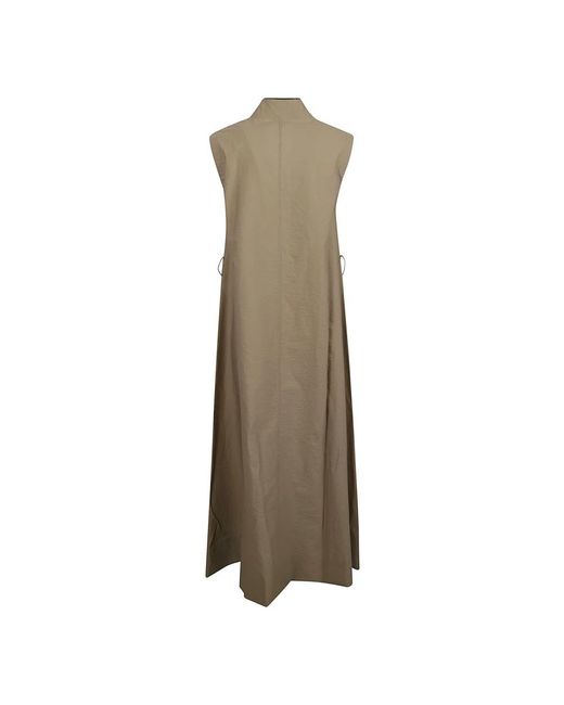 Brunello Cucinelli Natural Maxi Dresses