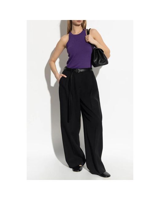 Max Mara Sleeveless Tops in het Purple