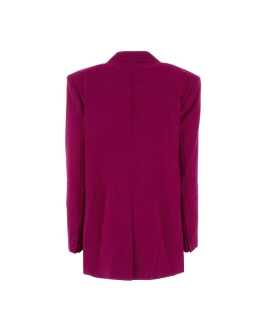 ANDAMANE Purple Tyrian polyester blazer