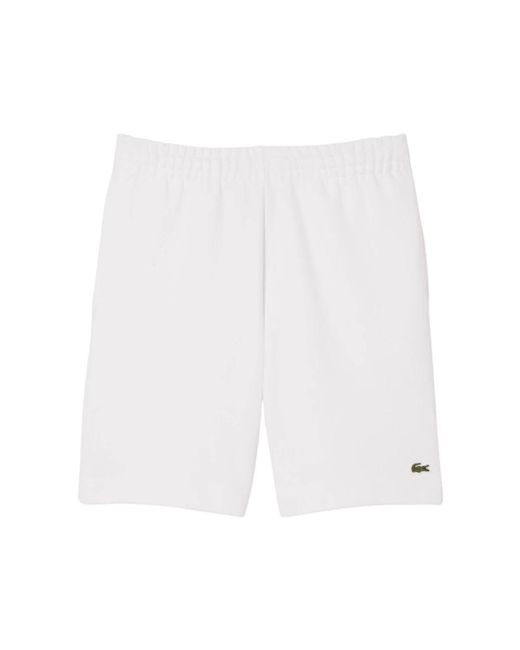 Lacoste White Casual Shorts for men