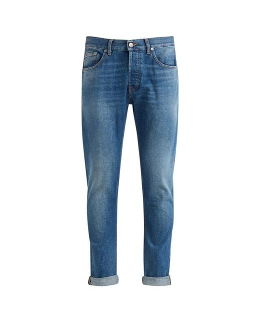 Dondup Blue Slim-Fit Jeans for men