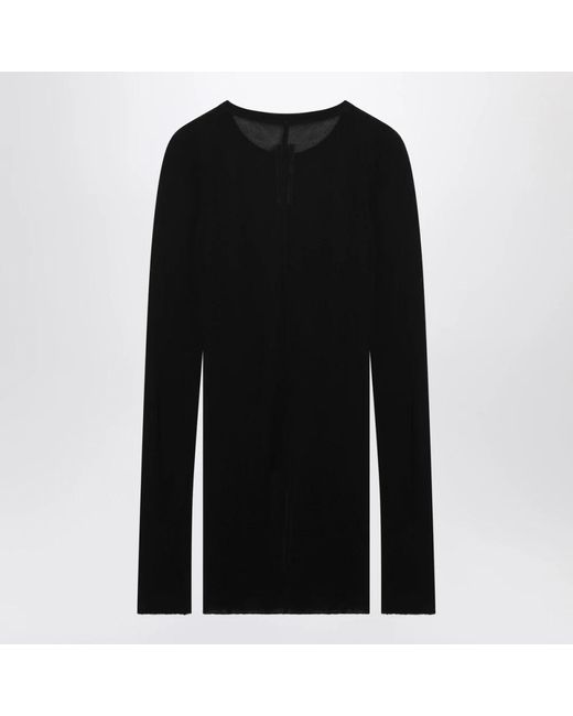 Rick Owens Black Long Sleeve Tops for men