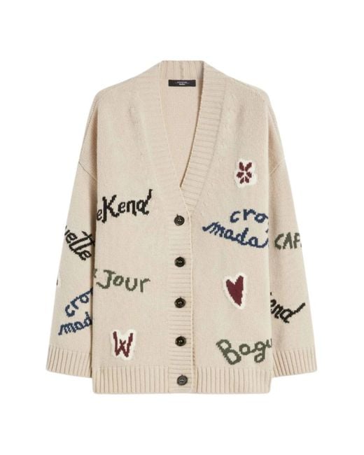 Cardigans Weekend by Maxmara en coloris Natural