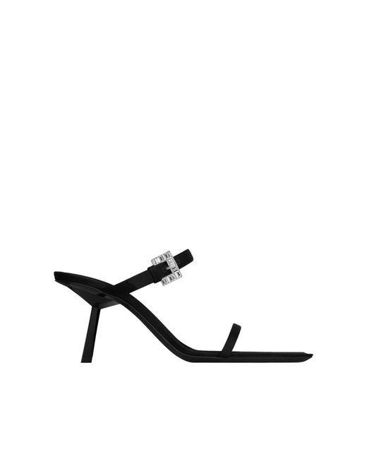 Saint Laurent Black High Heel Sandals