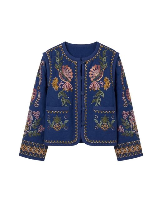Farm Rio Blue Light Jackets