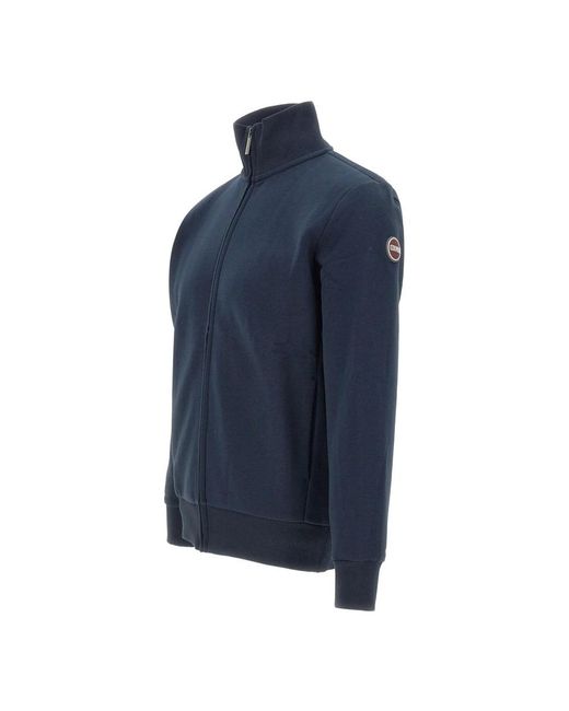 Colmar Hoodies & Sweatvesten ,Blauw ,Katoen Cotton High-Neck Sweatshirt in het Blue voor heren