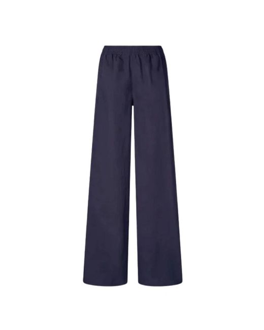 Save The Duck Blue Wide Trousers
