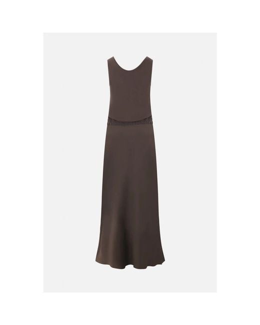 Midi Dresses Brunello Cucinelli en coloris Brown