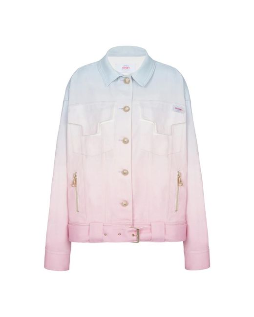 Balmain Jackets > Denim Jackets in het Pink voor heren