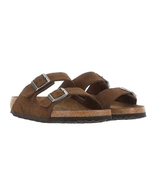 Birkenstock Brown Sliders