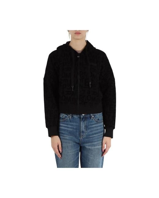 EA7 Black Zip-Throughs