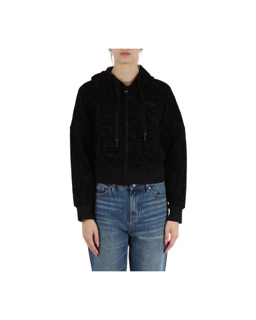 EA7 Black Zip-Throughs