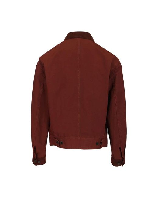 Dries Van Noten Red Light Jackets for men