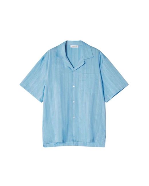 Lanvin Textured Shirt in het Blue voor heren