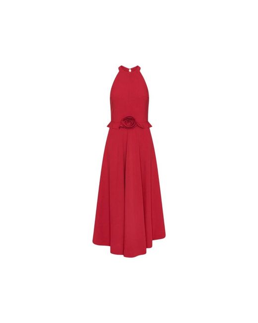 ROTATE BIRGER CHRISTENSEN Red Midi Dresses