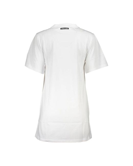 Roberto Cavalli Short Dresses in het White