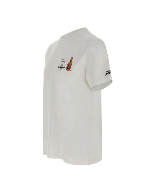 Mc2 Saint Barth White T-Shirts for men