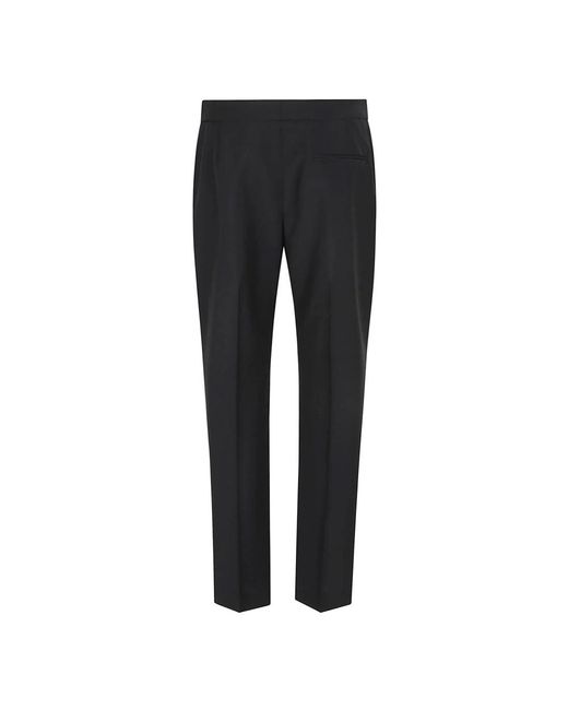 McQueen Black Straight Trousers