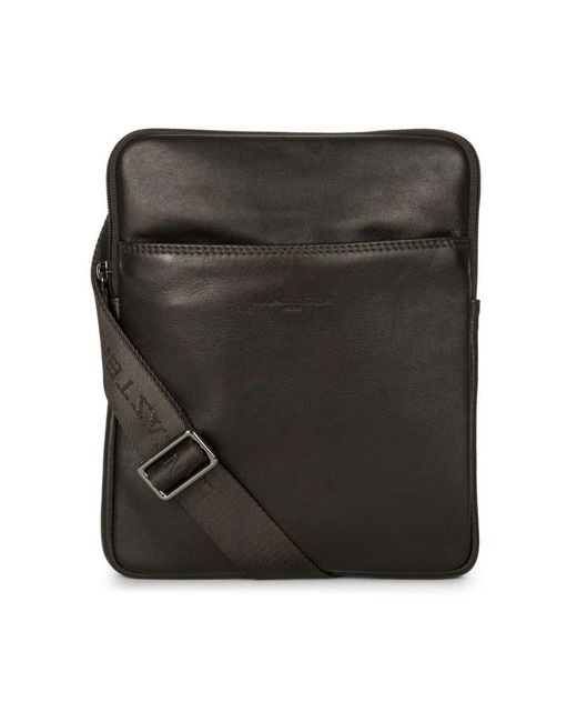 Lancaster Black Messenger Bags for men
