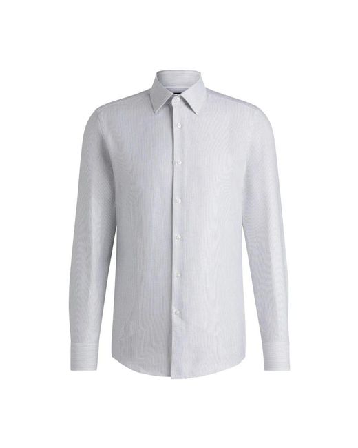 Boss Slim Fit Baumwollhemd, Designers Code in Blue für Herren
