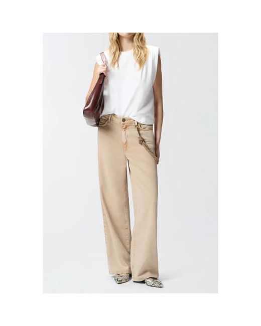 Pinko Natural Loose Fit Jeans