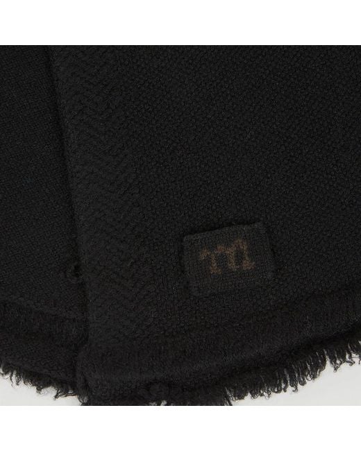 Meta Campania Collective Kaschmir strickschal mit logo patch in Black für Herren