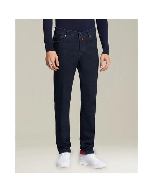 Kiton Blue Slim-Fit Jeans for men
