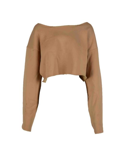 The Attico Natural Sweatshirts