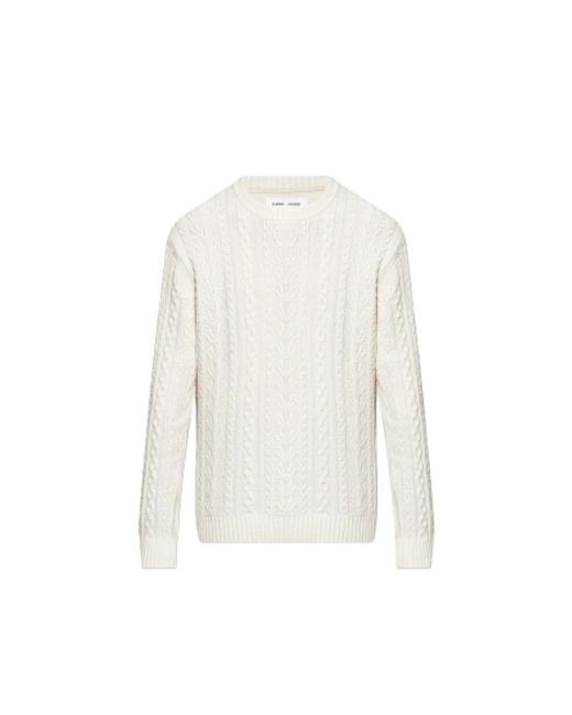 Round-Neck Knitwear Samsøe & Samsøe pour homme en coloris White
