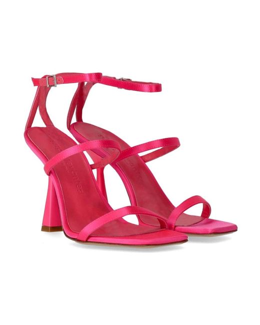 Sergio Levantesi Pink High Heel Sandals