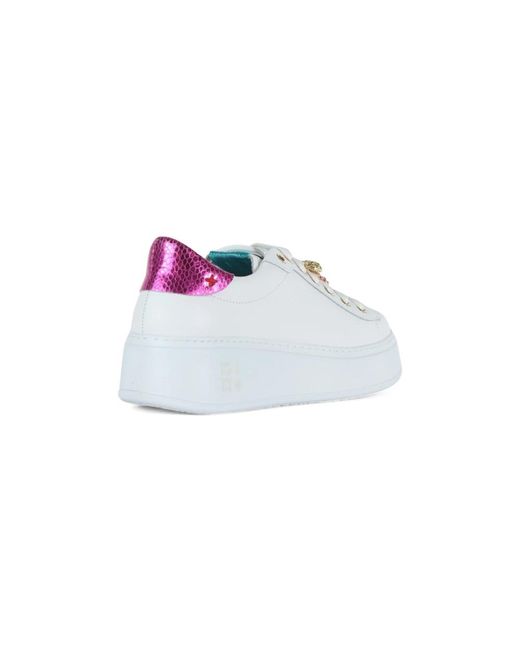 GIO+ White Pia158a coccinelle leder sneakers +