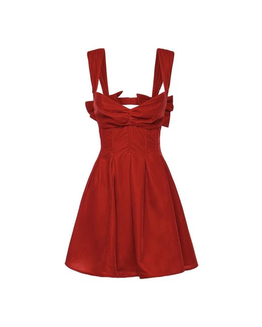 For Love & Lemons Red Short Dresses