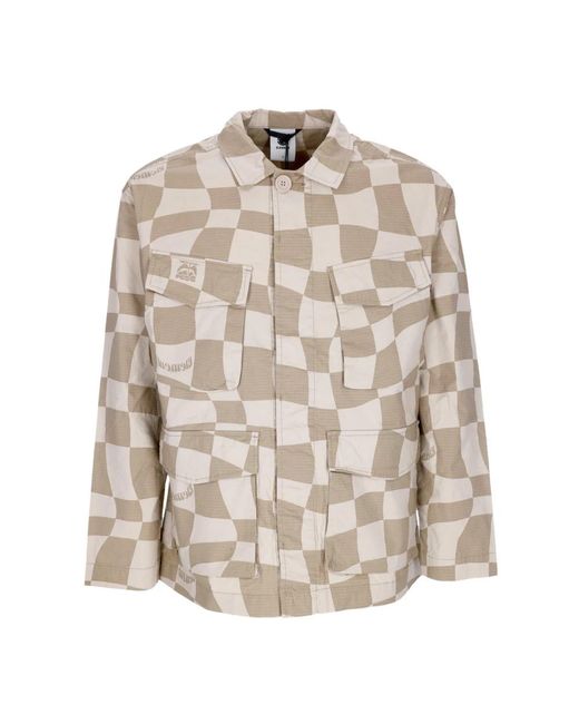 Element Ripstop Langarmjacke Hemd in Natural für Herren